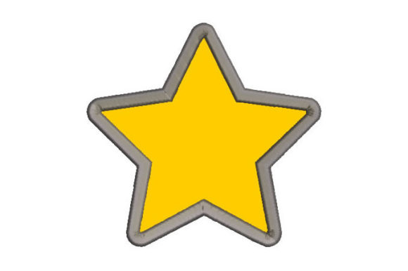 5 Point Star Applique