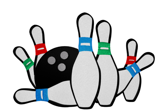 Bowling: A Playful, Polished Embroidery Design Worth Your Thread