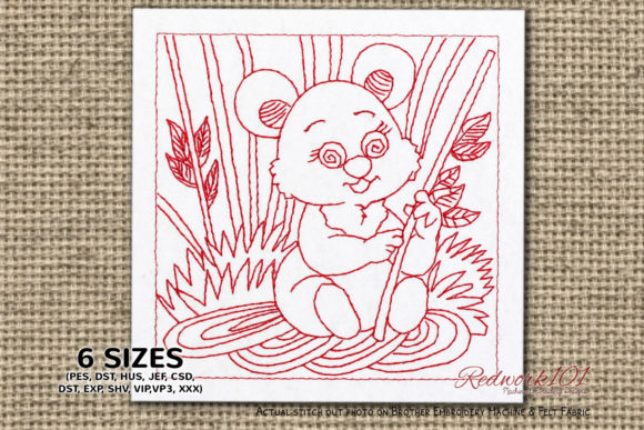 Cute Panda Lineart