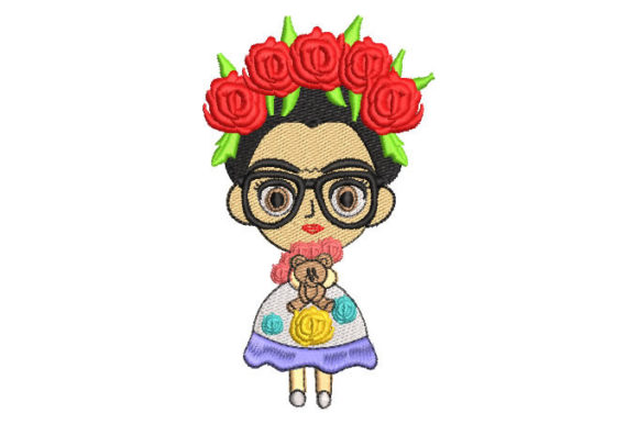 Doll with Glasses Embroidery Review