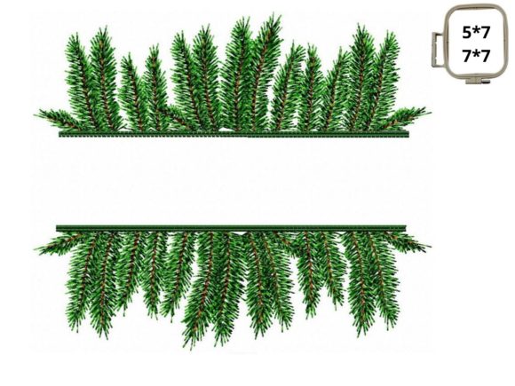 Fir Branch Border