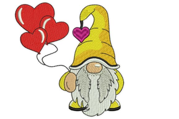 Heart Balloons Gnome