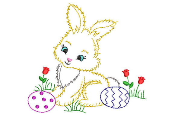 Rabbit with Roses
